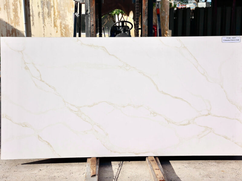 Calacatta Polaris Gold – 380 Quartz