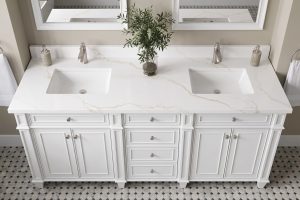 Engineered Quartz Vanity – 380 Quartz