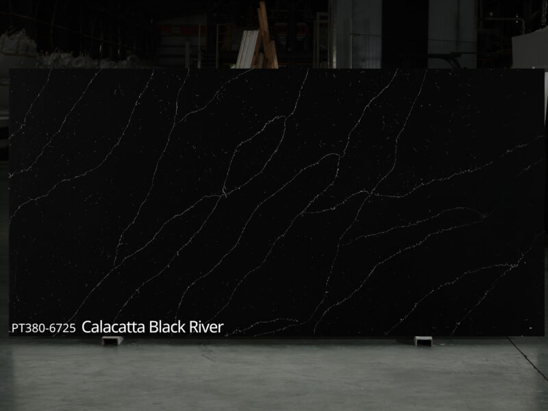Calacatta Black River – 380 Quartz
