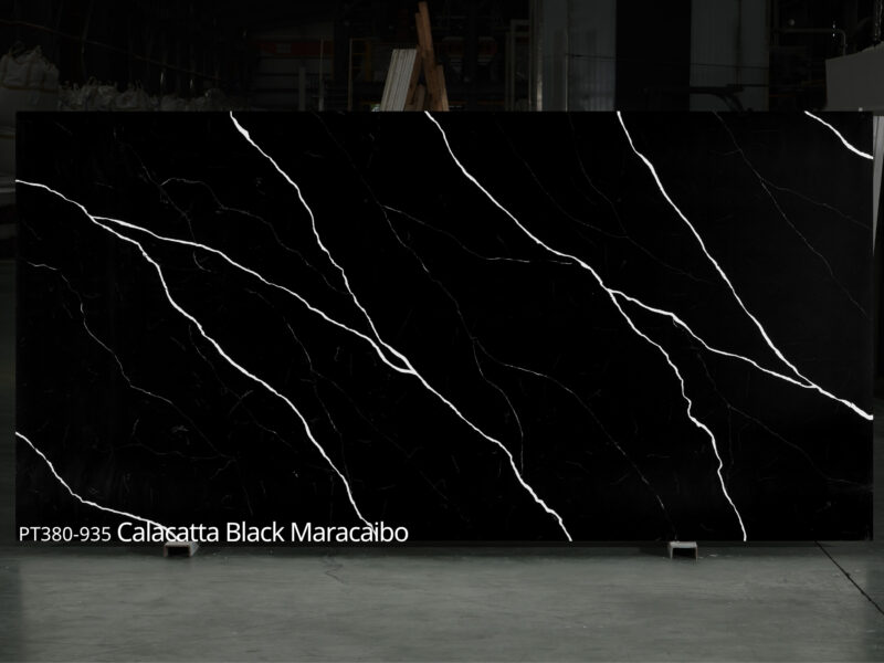 Calacatta Black Maracaibo – 380 Quartz